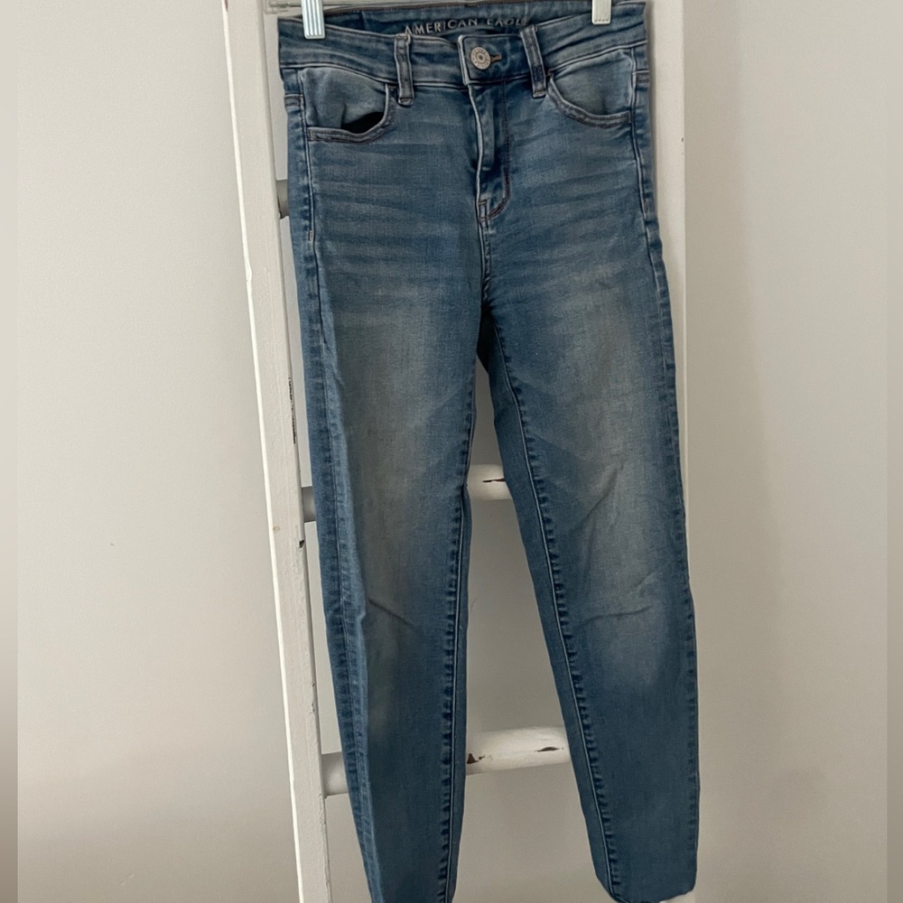 American Eagle Outfitters Light Blue Skinny Jeans